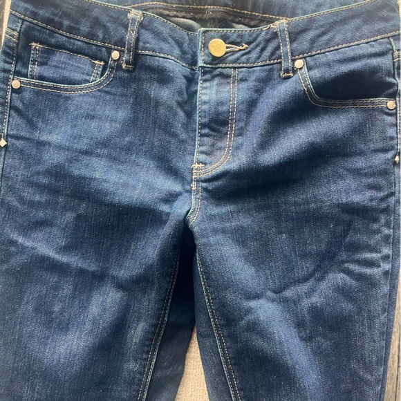 Women’s Designer Jeans, MIMOSA, dark blue, mid-rise, slim leg - size 28 - Picture 2 of 5